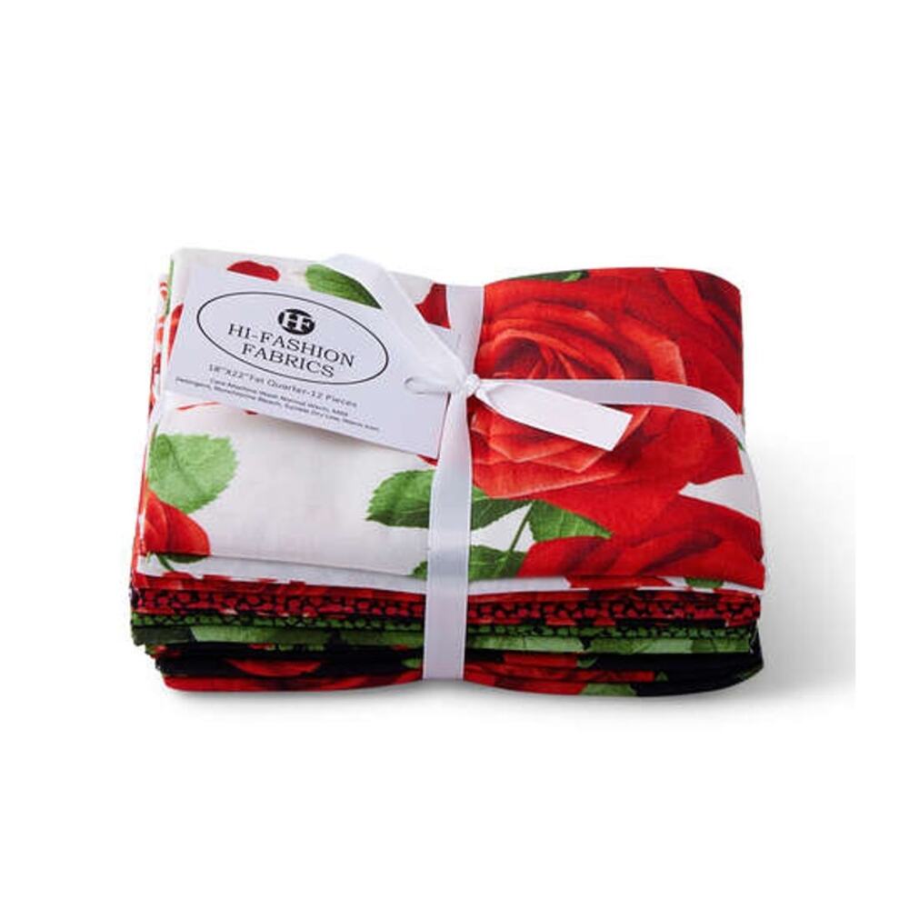 Rose Garden Fat Quarter Bundle by Hi Fashion